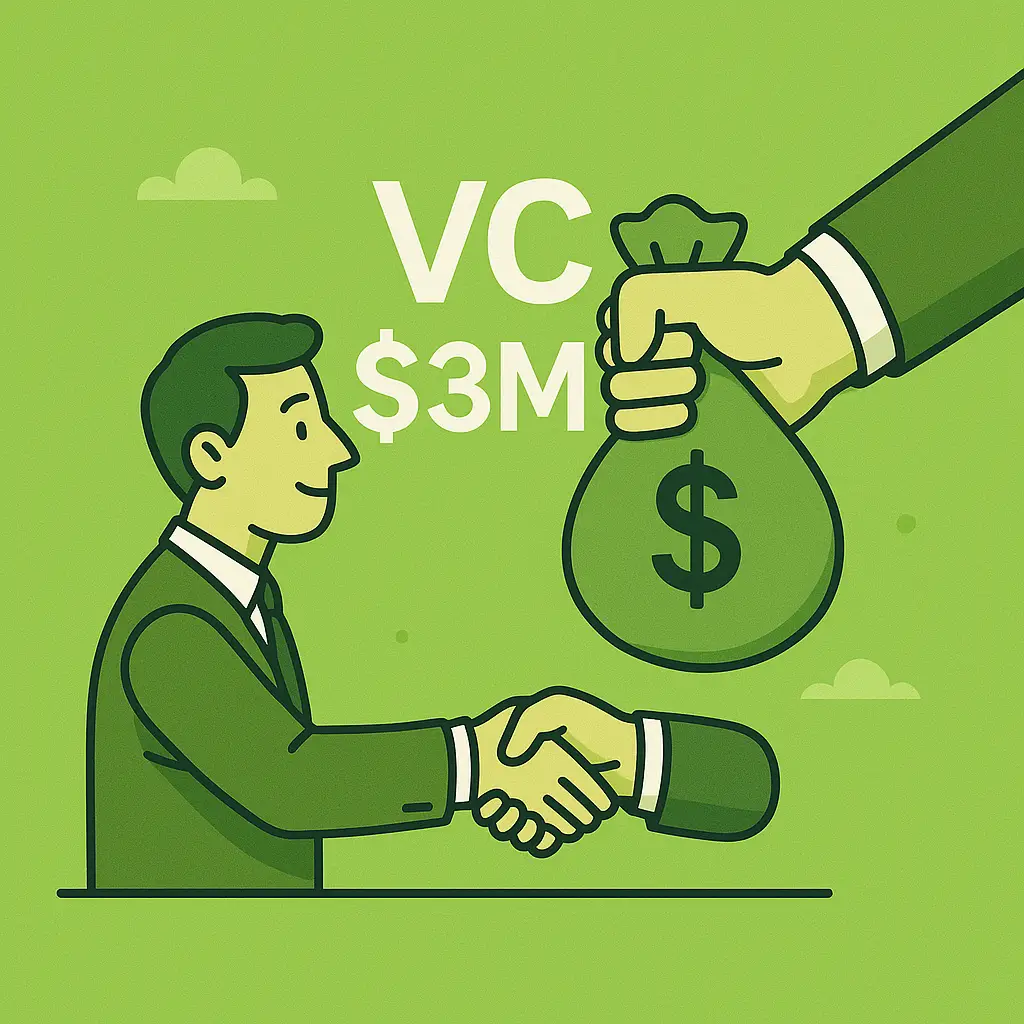 We successfully raised 3 million USD from a venture capital firm.